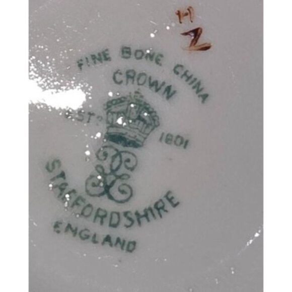 Aynsley Coalport Crown Bone China Floral Figurines Set Of 3 Hand-Painted England - Picture 6 of 16